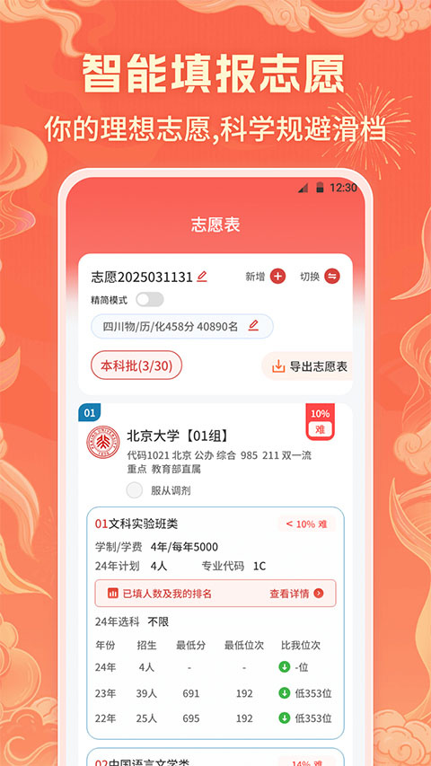高考志愿填报直通车2025版