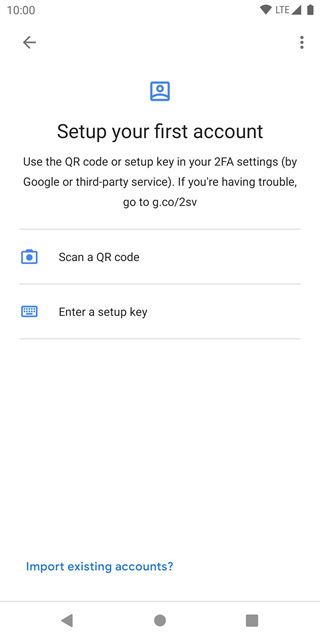 Google Authenticator身份验证器