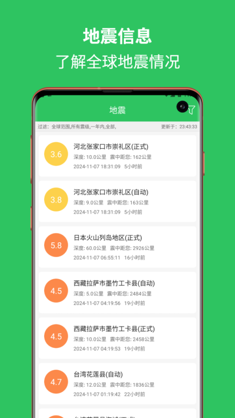 地震预警助手app