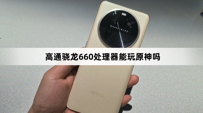 高通骁龙660处理器能玩原神吗