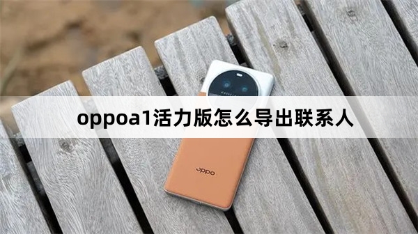 oppoa1活力版如何导出联系人