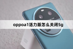 oppoa1活力版如何关闭5g