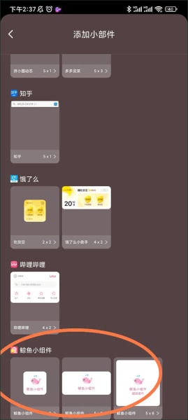 鲸鱼小组件app