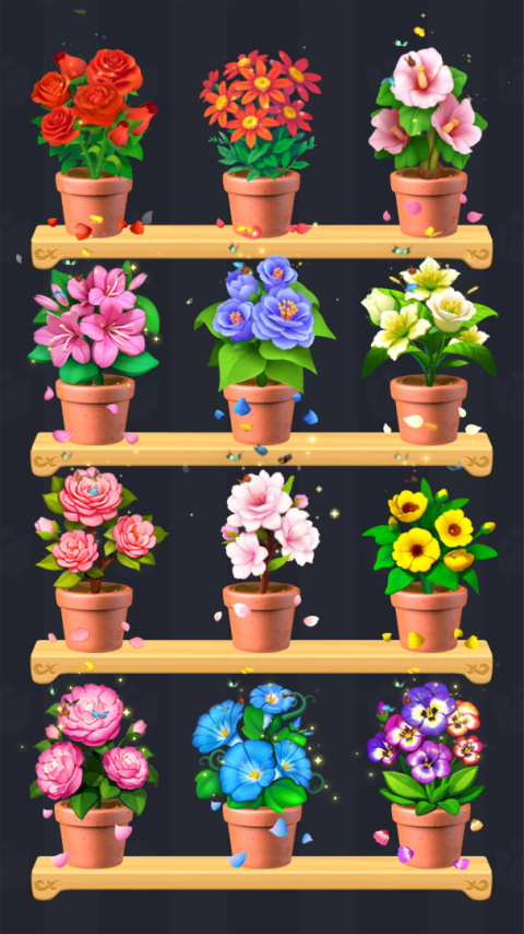 插花消除小游戏