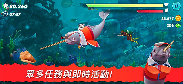 饥饿鲨进化999999钻无限金币版