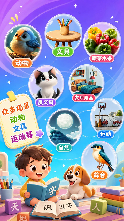 儿童识汉字app