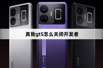 真我gt5如何关闭开发者