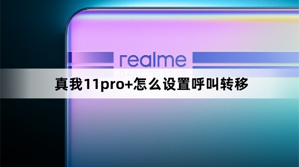 真我11pro+设置呼叫转移方法介绍