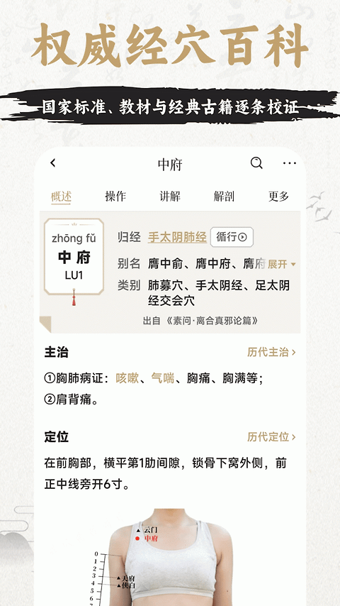 中济经络穴位app