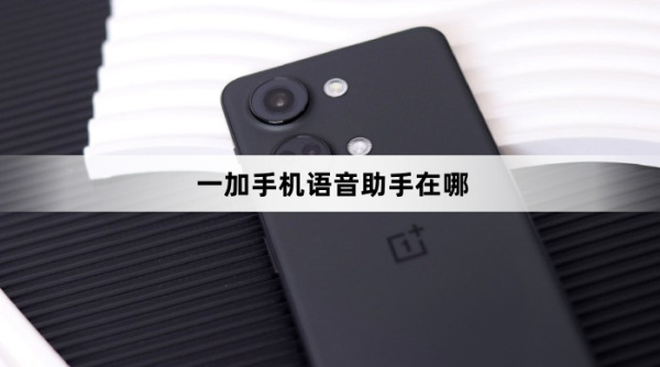 一加手机语音助手在哪里