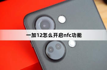 一加12如何开启nfc功能