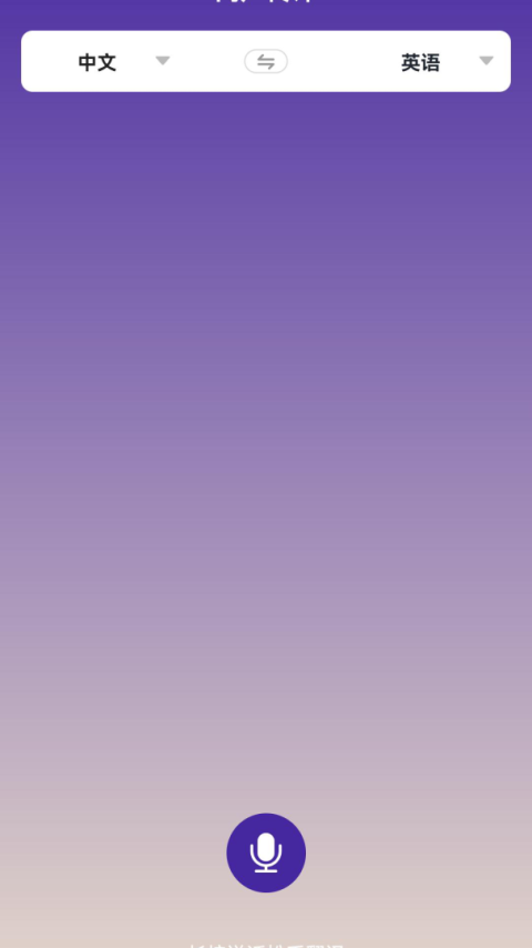 语音翻译