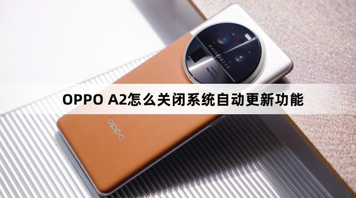 OPPO A2如何关闭系统自动更新功能