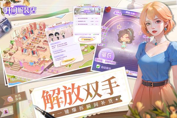 开间服装店官服