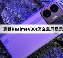 真我RealmeV30t如何息屏显示
