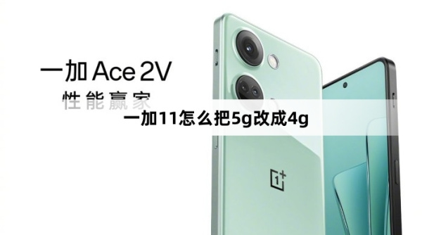 一加11如何把5g改成4g