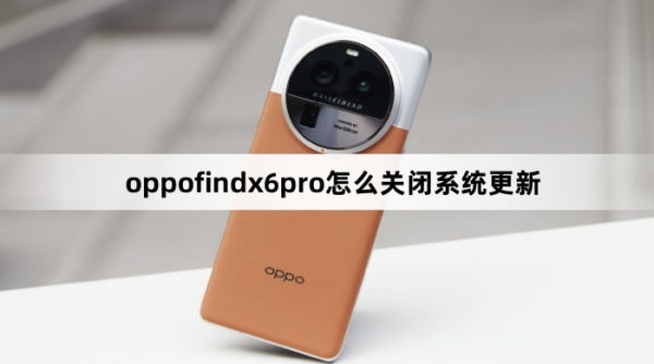 oppofindx6pro如何关闭系统更新