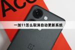 一加11取消自动更新系统教程