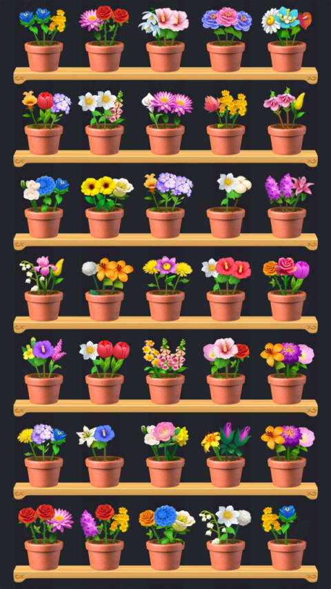 插花消除小游戏