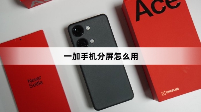 一加手机分屏教程