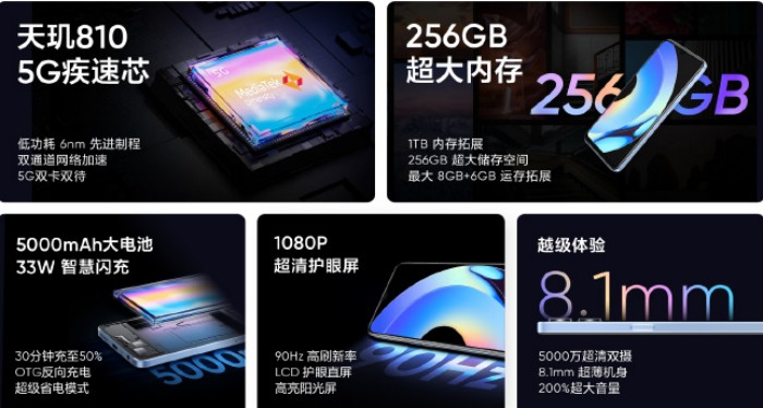 真我Realme 10S发布 配备256GB大内存 仅需1099元