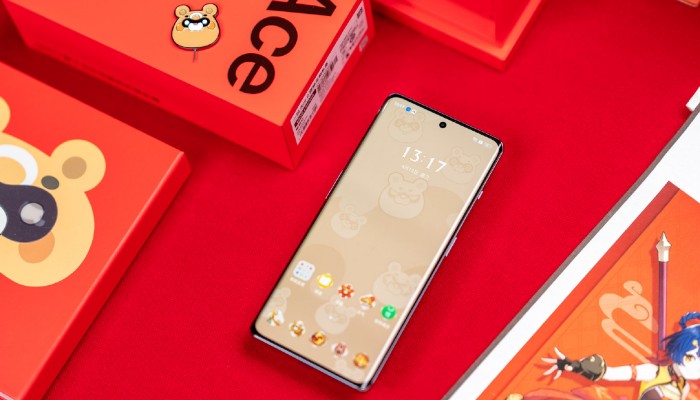 一加Ace2原神定制版设置桌面时间教程