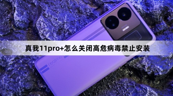 真我11pro+如何关闭高危病毒禁止安装