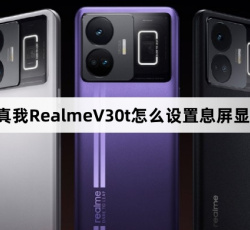 真我RealmeV30t设置息屏显示教程