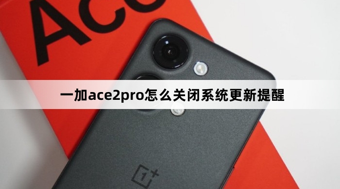 一加ace2pro关闭系统更新提醒教程