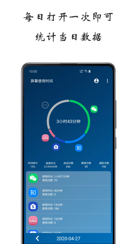 屏幕使用时间app