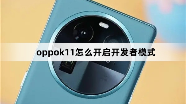 oppok11开启开发者模式教程