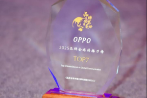 中国品牌闪耀全球！OPPO强势跻身2025品牌传播力十强