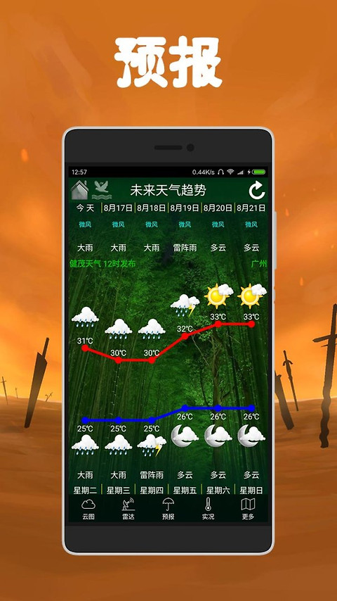 健茂天气app