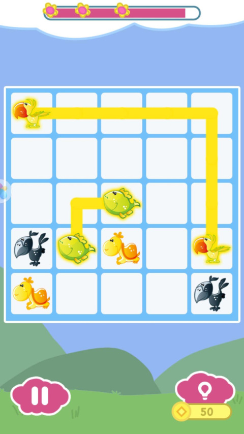 宝宝爱连线小游戏