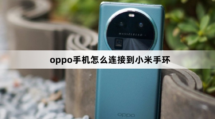 oppo手机在哪里连接到小米手环