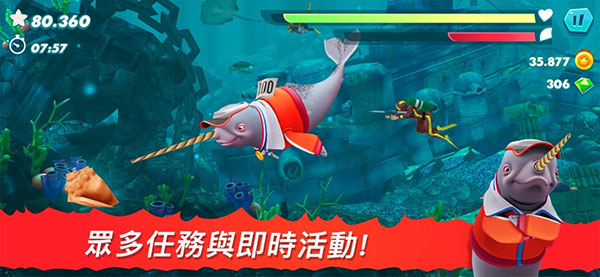 饥饿鲨进化999999钻无限金币版