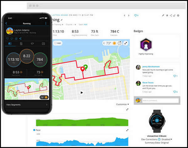 Garmin Connect app