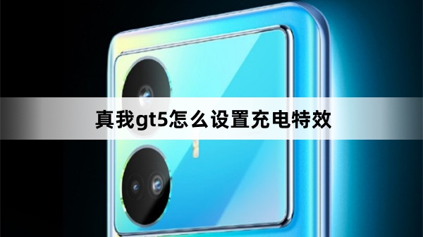 真我gt5如何设置充电特效