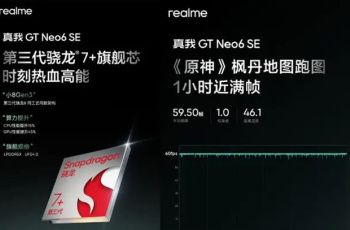 真我Realme GT Neo6 SE玩原神会卡吗？