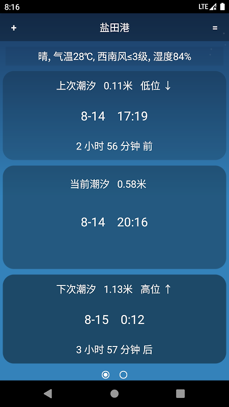 潮汐预报