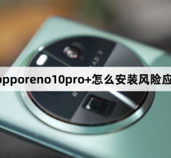 opporeno10pro+如何安装风险应用
