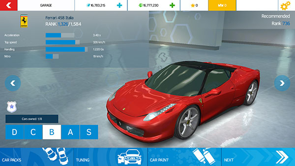 狂野飙车氮气加速破解版