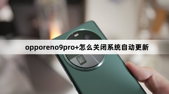 opporeno9pro+如何关闭系统自动更新