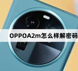OPPOA2m如何解密码
