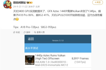 天玑9400和A18 pro GPU对比评测，天玑9400将成为最强游戏芯片