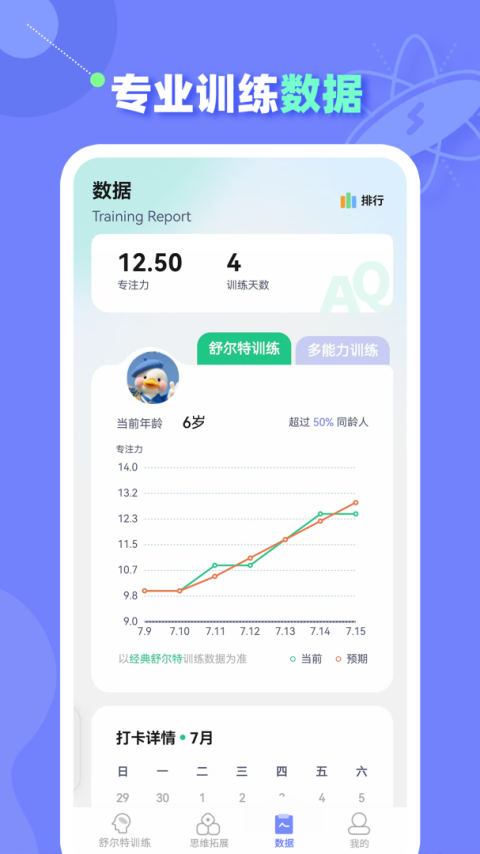 舒尔特方格训练app