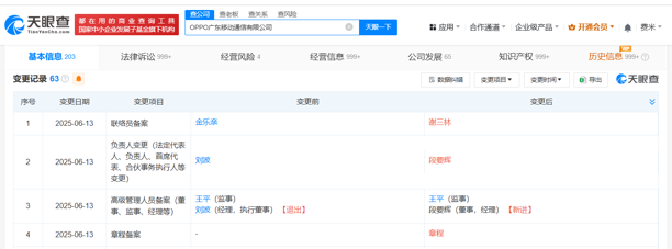 OPPO重大人事变动：段要辉接棒刘波出任法定代表人，释放什么信号？