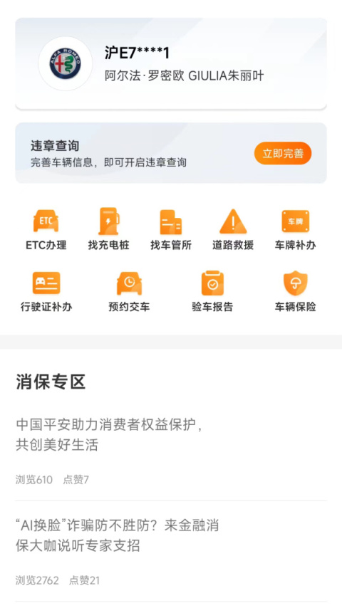 平安车管家app