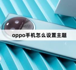oppo手机在哪里设置主题
