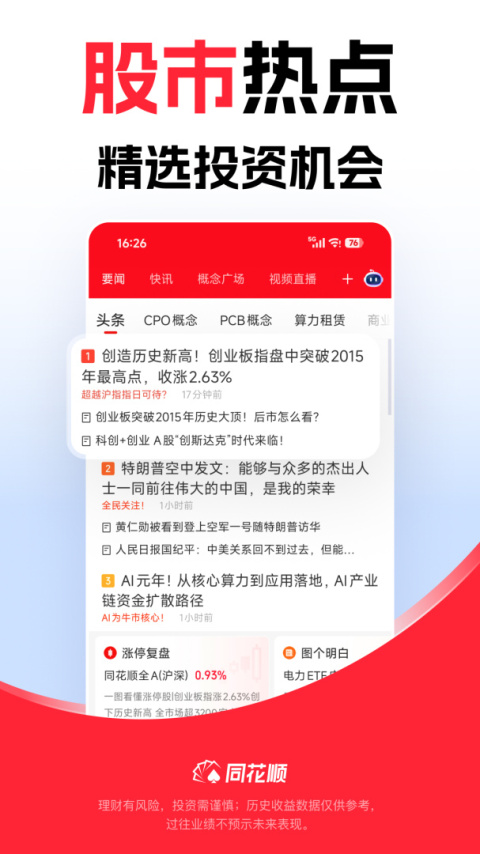 同花顺炒股票app